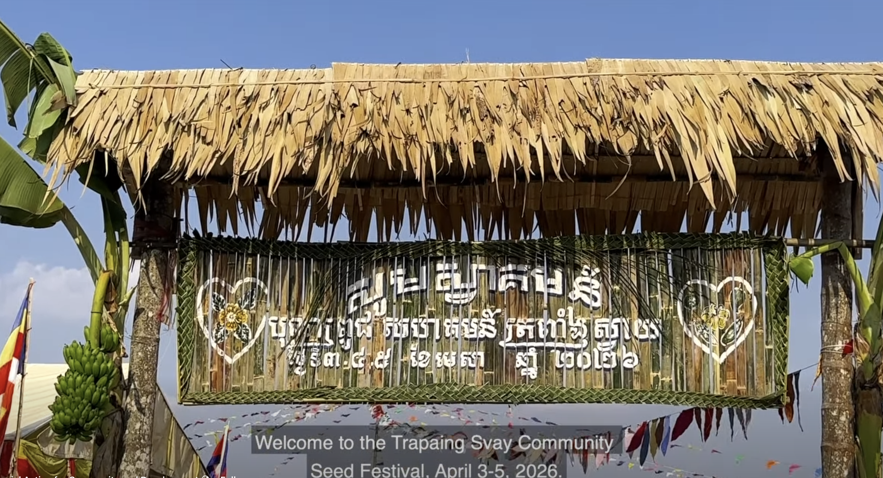 Celebrating the beautiful spirit of solidarity from our members in the Trapeang Svay community!